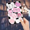 Clear Back Cover Insert for Kindle Paperwhite 11th Generation 6.8" | Bookish Cardstock Insert for E Reader | Paper Insert | Booktok Stickers Case Insert | Smut Spicy Bookworm Gifts (Black Checkered) view 4