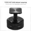 DirectNine Basics 3pcs Hot Shoe Flash Adapter DSLR Camera Mount Tripod Adapter Screw for Light Stand view 3