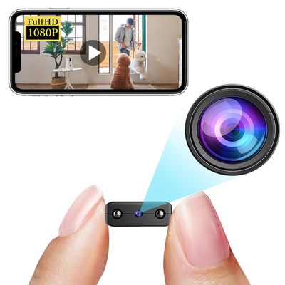 Smallest Wireless Wifi Camera,HD1080P Portable Security Camera with Video Recording Live Feed,Baby Monitor Camera With Night Vision,Motion Detection,Remote Viewing for Security with iOS Android APP