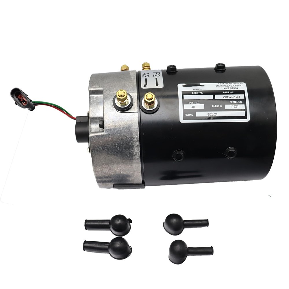 48V 3kW Electric Cart Motor Compatible with EZGO for Club CAR Other Electric Cart ZQS48-3.0-T ZQS48