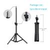 LKBEJMYY Photography Tripod 1/4 Screw Head Light Stand Selfie Stick Projector 68cm, 100cm(68cm) view 2