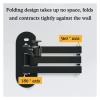 LHXEQJAM 1pcs Wall Mount Projector Bracket Arm Aluminum Alloy 180-360 Adjustable Need Perforation(C 40CM) view 4