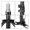 2/2.4/2.8M Tripod Selfie Stick Adjustable Light Stand 1/4 Screw Head(Alloy 240cm) view 4