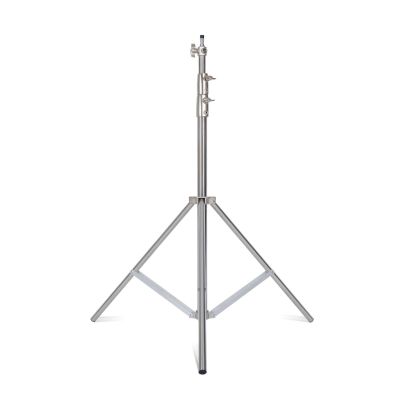 2.9M Tripod Super Stable Large Tripod Foldable Light Stand Lift Stand Wheels Stainless Steel(Frame)