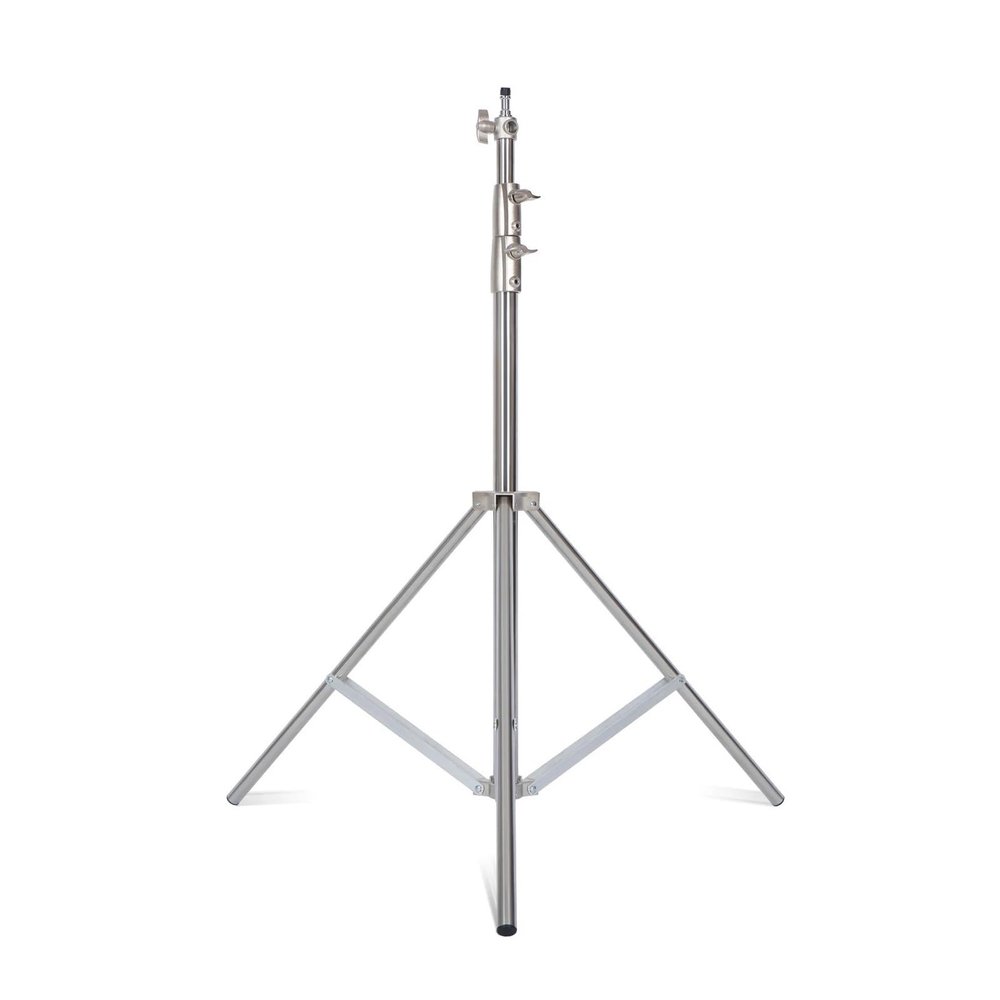 2.9M Tripod Super Stable Large Tripod Foldable Light Stand Lift Stand Wheels Stainless Steel(Frame)
