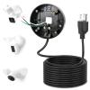 Power Cable and Plug-in Mount for Floodlight Cams Compatible with Floodlight Cam Wired Pro/Plus, Blink Wired Floodlight Camera, Electrical Box with 20ft Weatherproof Cable (2in1 Mount and Cord Set) view 1