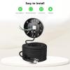 Power Cable and Plug-in Mount for Floodlight Cams Compatible with Floodlight Cam Wired Pro/Plus, Blink Wired Floodlight Camera, Electrical Box with 20ft Weatherproof Cable (2in1 Mount and Cord Set) view 3