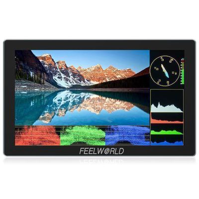 FEELWORLD P6X 5.5 Inch 1920x1080 Pixels Aluminium DSLR Camera Field Monitor Touch Screen 4K HDMI 1000cd/m Support 3D LUT Log to Rec.709