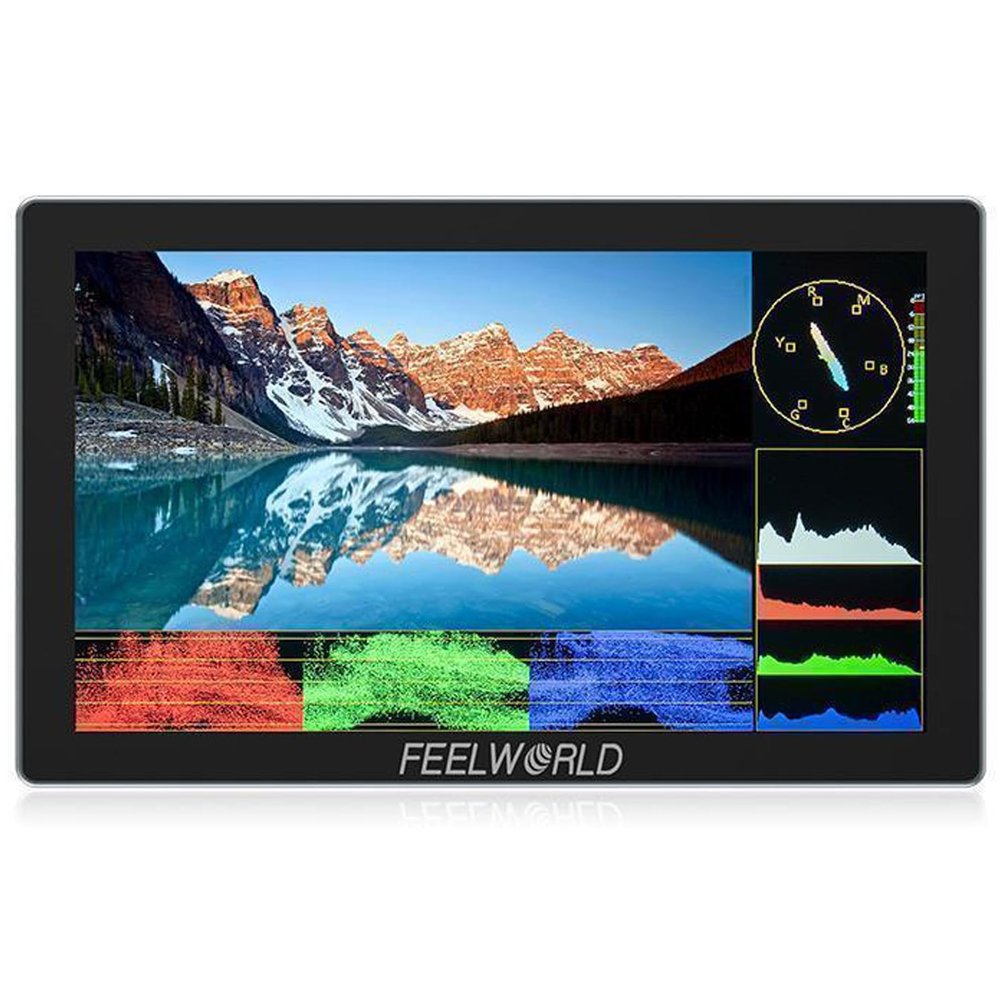 FEELWORLD P6X 5.5 Inch 1920x1080 Pixels Aluminium DSLR Camera Field Monitor Touch Screen 4K HDMI 1000cd/m Support 3D LUT Log to Rec.709