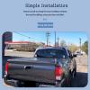 Rear Tailgate CB Antenna Flagpole Mount,Driver Side(1Pcs) Compatible with Toyota Tacoma 2016+(3rd Gen) view 4