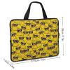 15 Inch Laptop Sleeves Funny Sunglasses Yellow Rubber Duck, Travel Carrying Laptop Case with Handle, Water Resistant Durable Neoprene Laptop Case Sleeve for Women Men view 2