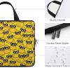 15 Inch Laptop Sleeves Funny Sunglasses Yellow Rubber Duck, Travel Carrying Laptop Case with Handle, Water Resistant Durable Neoprene Laptop Case Sleeve for Women Men view 3