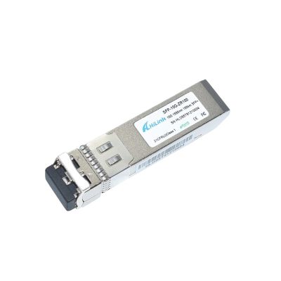 WVCLTVJA Mini GBIC SFP+ 10G 1550nm ZR 120km/100km/80km Dual Fiber LC Connector(100KM)