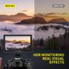 FEELWORLD P6X 5.5-Inch Touchscreen Camera Monitor 1000Nit Camera Field Monitor, Supports 4K 60Hz,3D LUT, HDR,Waveform Aluminum Casing 9:16 Marker view 3