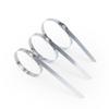 100Pcs 304 Stainless Steel Cable Ties Width 4.6mm Heavy Duty Self-Locking Multi-Purpose Metal Exhaust Wrap 100/200/300/500mm(4.6mm x 250mm) view 2