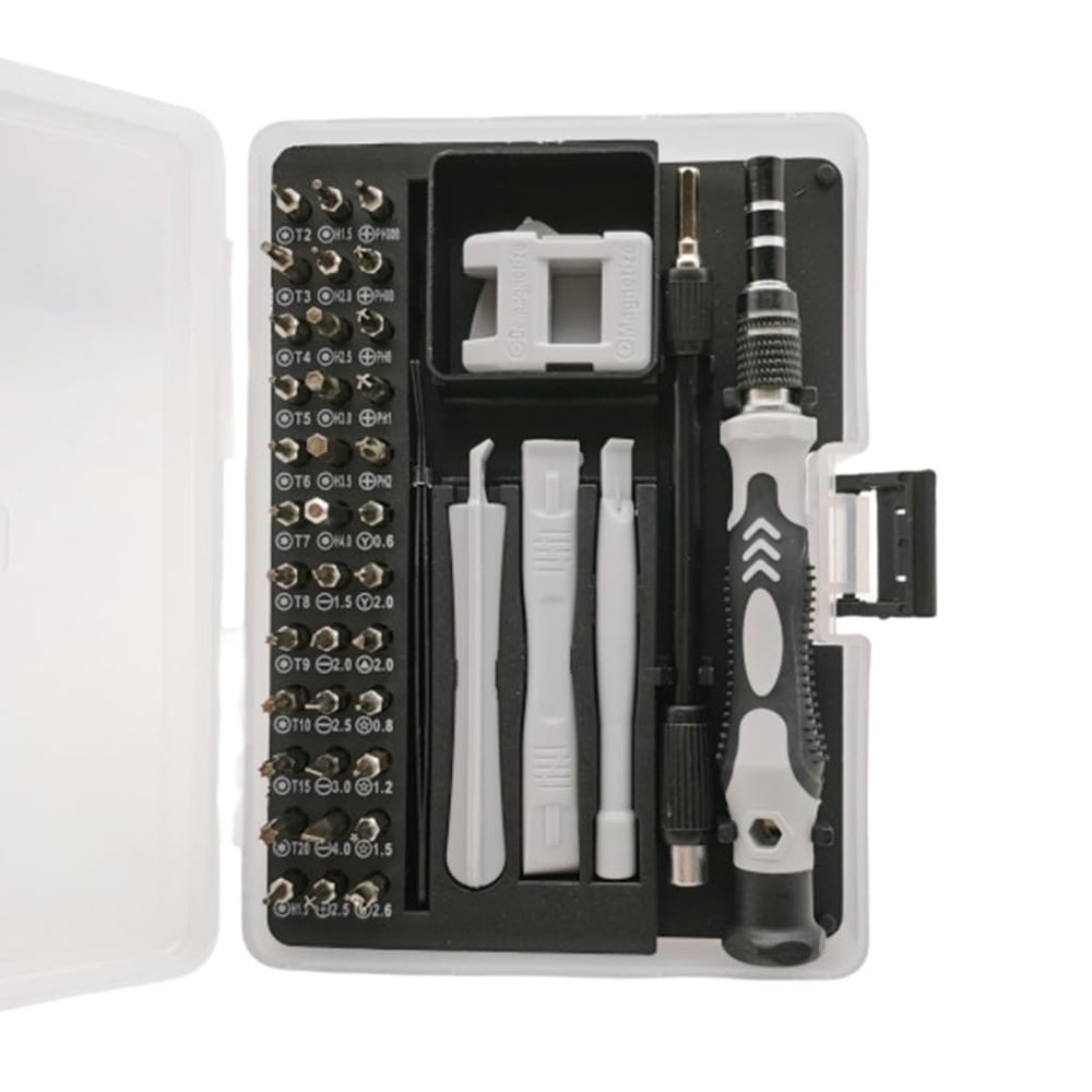 CKKNILV Complete Mini Repair Kit 45pcs Precision Screwdriver Set for Home Office Electronics Magnetic Repair Tool