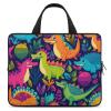 Colorful Dinosaur Cute Laptop Sleeve Case Lightweight Computer Carrying Bag 10 Inch/12 Inch/ 13 Inch/15 Inch/17 Inch view 1