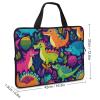 Colorful Dinosaur Cute Laptop Sleeve Case Lightweight Computer Carrying Bag 10 Inch/12 Inch/ 13 Inch/15 Inch/17 Inch view 2