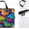 Colorful Dinosaur Cute Laptop Sleeve Case Lightweight Computer Carrying Bag 10 Inch/12 Inch/ 13 Inch/15 Inch/17 Inch view 3