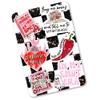 Clear Back Cover Insert for Kindle Paperwhite 11th Generation 6.8" | Bookish Card Insert for E Reader | Black Checkered Cardstock Paper Insert | Booktok Stickers Case Insert | Smut Spicy Book Gifts view 1