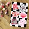 Clear Back Cover Insert for Kindle Paperwhite 11th Generation 6.8" | Bookish Card Insert for E Reader | Black Checkered Cardstock Paper Insert | Booktok Stickers Case Insert | Smut Spicy Book Gifts view 4