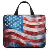 4th of July Patriotic U.S. Flag Cute Laptop Sleeve Case Lightweight Computer Carrying Bag 10 Inch/12 Inch/ 13 Inch/15 Inch/17 Inch view 1