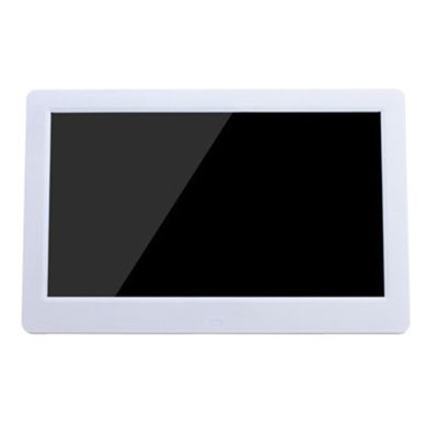 10.1-inch Multi-Function Digital Photo Frame, High-Definition Electronic Photo Album, Video, Picture and Music Loop Playback, Advertising Machine(White)
