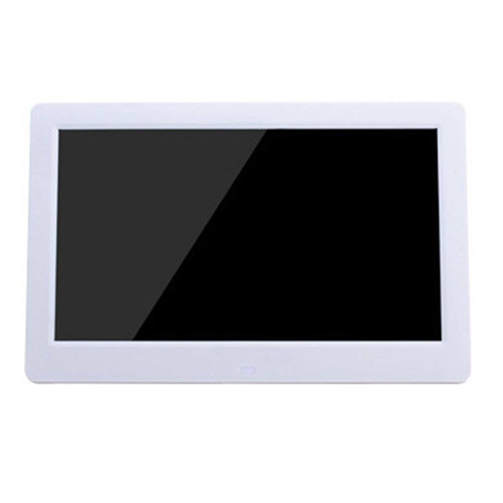 10.1-inch Multi-Function Digital Photo Frame, High-Definition Electronic Photo Album, Video, Picture and Music Loop Playback, Advertising Machine(White)