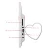 10.1-inch Multi-Function Digital Photo Frame, High-Definition Electronic Photo Album, Video, Picture and Music Loop Playback, Advertising Machine(White) view 4