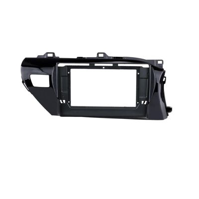 SITYORY Radio Frame 9/10 Inch 2Din Android Head Unit Car Radio Frame Kit Fit for Toyota Hilux 2015-2018 Car Stereo Install Panel Fascia Trim Bezel Convenient and Practical(RHD,10.1 inch)