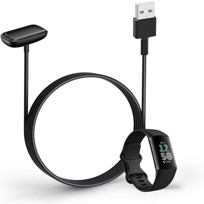 Mixblu Charger Cable Replacement for Fitbit Charge 6/Charge 5/Luxe Fitness Tracker (3.3 Ft/1 Pack)