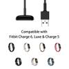 Mixblu Charger Cable Replacement for Fitbit Charge 6/Charge 5/Luxe Fitness Tracker (3.3 Ft/1 Pack) view 2