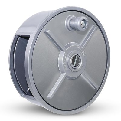 Aluminum Tie Wire Reel Coil Holder with Ergonomic Rewind Knob, Lightweight, Sturdy, Smooth Operaring, Durable with Built-in Belt Loops.