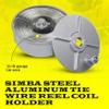 Aluminum Tie Wire Reel Coil Holder with Ergonomic Rewind Knob, Lightweight, Sturdy, Smooth Operaring, Durable with Built-in Belt Loops. view 2
