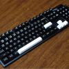 172 SA Profile Keycaps for Mechanical Gaming Keyboards Custom ABS Keycaps for Cherry MX Switches ANSI ISO Support All Kinds of US Layout Cross Axis Keyboard (Black with White) view 4