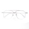 HELES Oversize Metal & TR90 Full Rim Blue Light Blocking Reading Glasses Anti-Reflection Computer Spectacles Eyeglass Reader-Clear||+0.50 Strength view 2