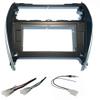 10.1" Inch Car Stereo Install Dash Kit, Wire Harness, and AM/FM Radio Antenna Adapter -No Factory External Amp Vehicles: Made for Toyota: 2012 2013 2014 Camry view 1