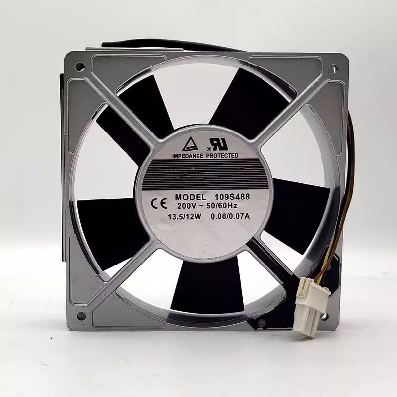 for 109S488 200V 0.07/0.08A 12025 12CM Aluminum Frame Cooling Fan