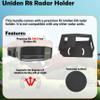 Bartallama3D Radar Holder for Uniden R8 Compatible with Tesla Vehicles - Black view 4