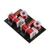 2Pcs Speaker Frequency Divider Board, 400W TrebleBass 2 Way 2 Unit HiFi Speaker, 4-16 Ohms Impedance High Power Hi-Fi Audio Crossover Filter Woofer and Tweeter DIY Module view 2