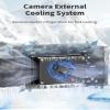Camera Cooling Fan, Camera External Cooling System with Fan, 2 Speed Camera External Cooler with Multiple Mounting Buckles, Silent Cooling, for A7M4 ZVE1 A6700 A7C2 A7S3 view 2