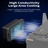 Camera Cooling Fan, Camera External Cooling System with Fan, 2 Speed Camera External Cooler with Multiple Mounting Buckles, Silent Cooling, for A7M4 ZVE1 A6700 A7C2 A7S3 view 4