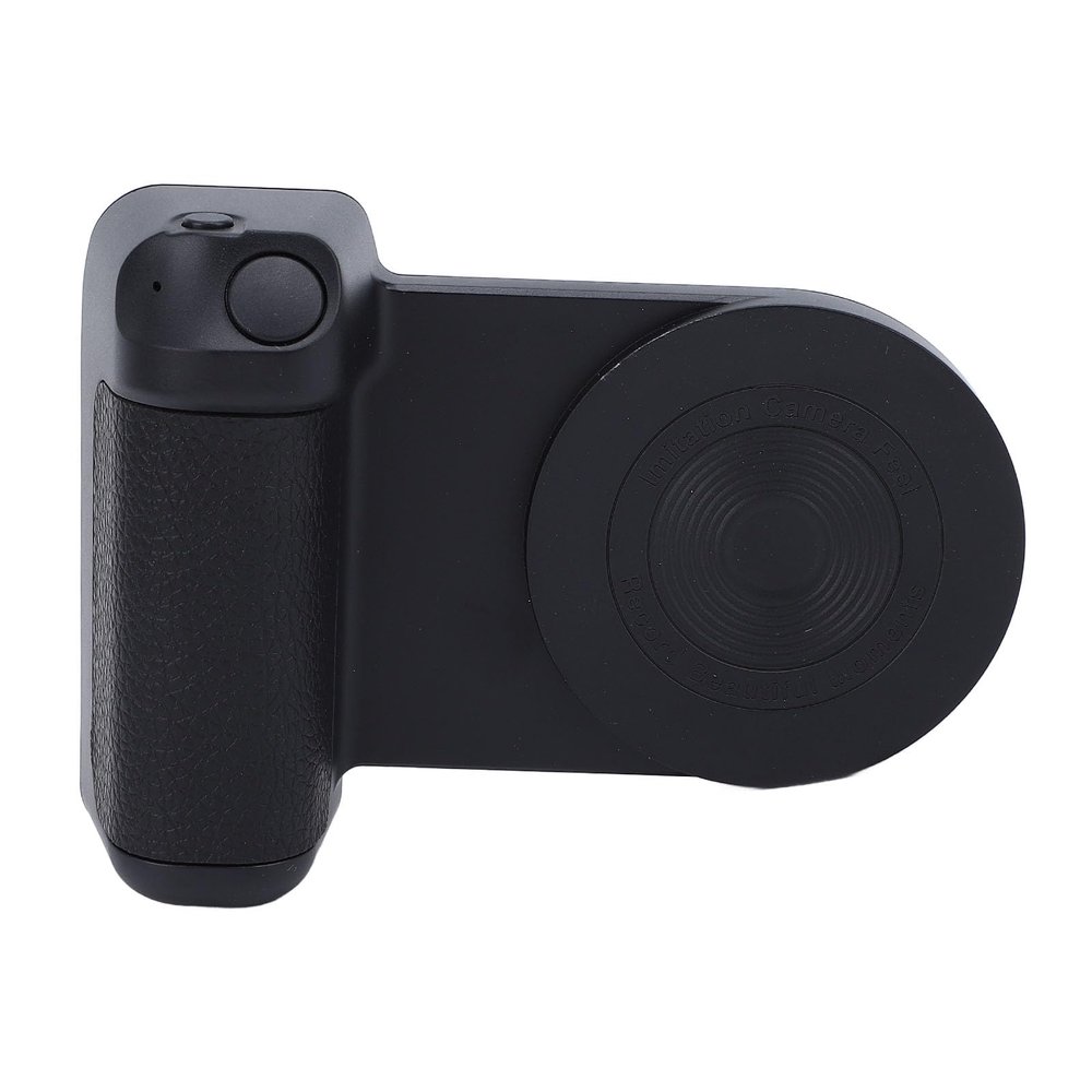 Magnetic Phone Holder, Charging, Camera Handle with Comfortable Grip, Remote for Video Photo Phone Bracket (Black)