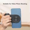 Magnetic Phone Holder, Charging, Camera Handle with Comfortable Grip, Remote for Video Photo Phone Bracket (Black) view 2