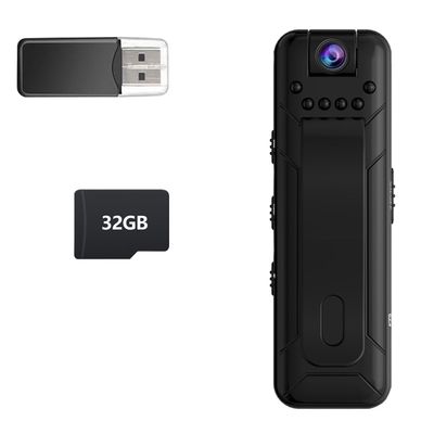 Bextgoo Body Cam, 1080P FHD Body Cameras Video Recording, 8-10HR Battery Life, 180 Rotating Lens, Built-in 32GB TF Card, Wearable Cam for Bike/Travel/Work Records