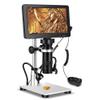 HJHYF2 Digital Microscope, 1200X Magnification, 12MP Video Microscope, Wired Remote, 7 Inch Screen, Adjustable LED Lights, Windows & Mac OS Compatible view 1