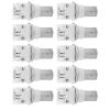 10pcs 90 Degree White PCB BNC Connector Board 2P Adapter for CCTV Systems, Suitable for low frequency with good oxidation and stable conductivity view 1