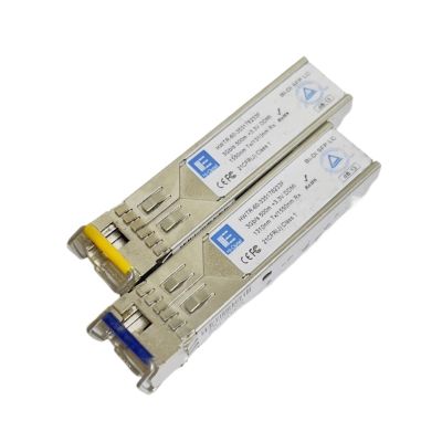 Aihexun SFP Module Single core Optical Module 10km Gigabit Single Mode 1550 Single Fiber bidirectional 1.25G LC Pair