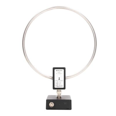 Short Antenna Ring Body, Stainless Steel Loop Antenna for Indoor Reception 2.3-30MHz with Excellent Performance, Long Service Life