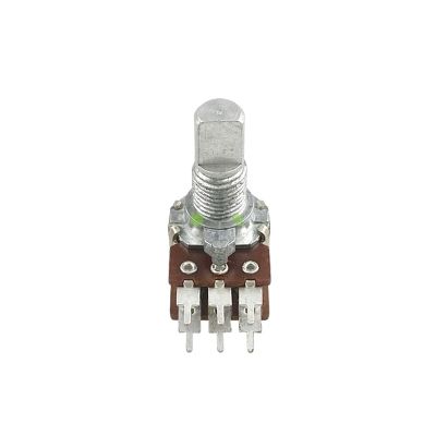 2Pcs/Lot R1210G A10K B10K 12 Type 6-pin Duplex Potentiometer Computer Speaker Power Amplifier Audio Volume Adjustment(B10K)